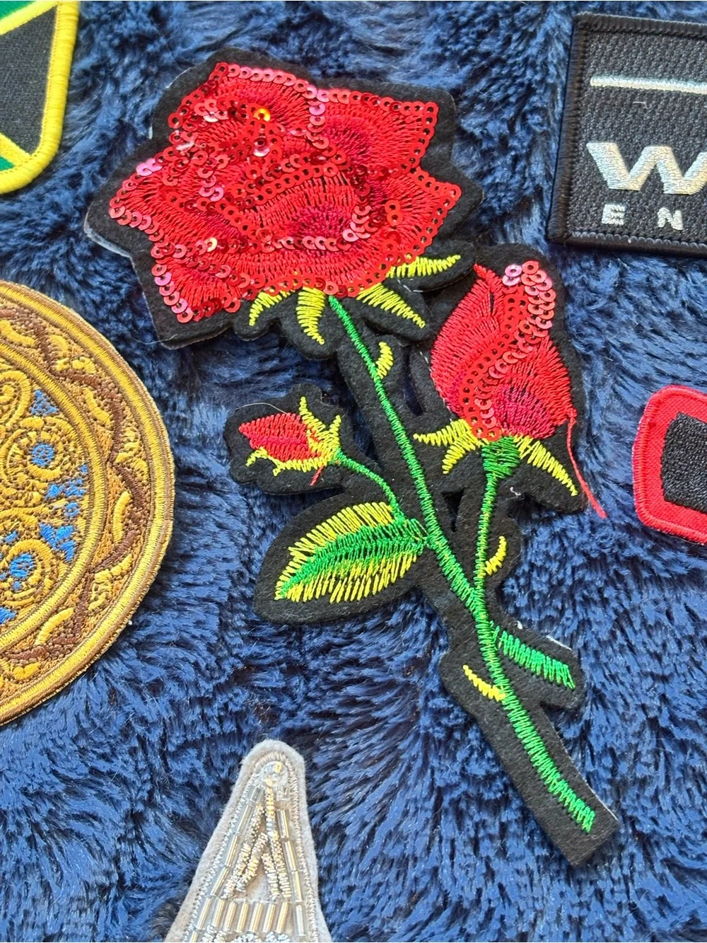 Assorted Embroidered Iron-On Patches - Multicolor ($10 For 1/$25 For 3) You Pick